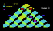 Q*bert for Commodore VIC-20 - Watch out for Coily the snake!