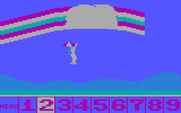 Up & Add 'Em for IBM PC/Compatibles - A correct answer! The rabbit floats down with an umbrella.