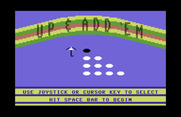 Up & Add 'Em for Commodore 64 - Select skill level (Fisher-Price release).