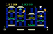 BurgerTime for Intellivision - Pickles now start to chase you!