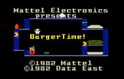 BurgerTime for Intellivision - Title screen.