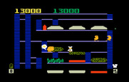 BurgerTime for Intellivision - This level has a ketchup bottle as a bonus.