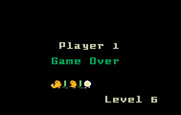 BurgerTime for Intellivision - Game over.