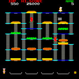 BurgerTime for Arcade - Drop hamburgers on opponents for bonus points.