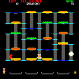 BurgerTime for Arcade - Game start.