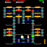 BurgerTime for Arcade - Trapped between a pickle and an egg...