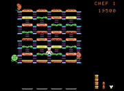 BurgerTime for ColecoVision - Some tricky ladders here...