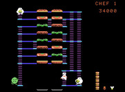 BurgerTime for ColecoVision - Not many places to escape on this level...