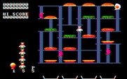BurgerTime for IBM PC/Compatibles - Game start.
