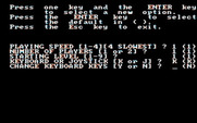 BurgerTime for IBM PC/Compatibles - Setting additional game options.