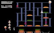 BurgerTime for IBM PC/Compatibles - Level almost completed...