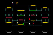 BurgerTime for Mattel Aquarius - Game start.