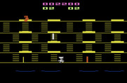 BurgerTime for Atari 2600 - Start of round two.