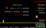 BurgerTime for Sharp X1 - Bonus points awarded!