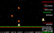 BurgerTime for Sharp X1 - The Sharp X1 version features a bonus round.
