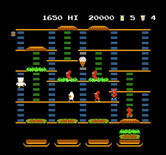 BurgerTime for NES / Famicom - Pick up the ice cream cone to earn an extra pepper.