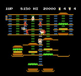 BurgerTime for NES / Famicom - I was caught!