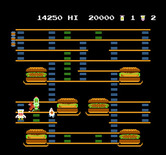 BurgerTime for NES / Famicom - Burgers completed!
