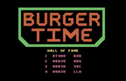 BurgerTime for Commodore 64 - Hall of fame.