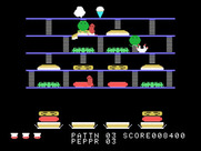 BurgerTime for TI-99/4A - I've been caught by a pickel!