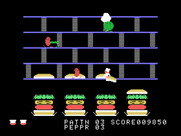 BurgerTime for TI-99/4A - Level almost complete...