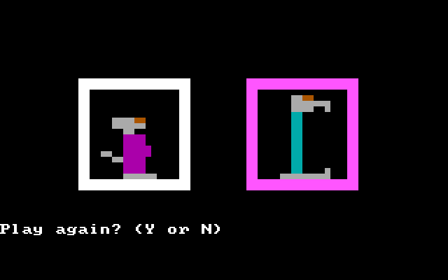Moptown Parade IBM PC/Compatibles Screenshot: Success!