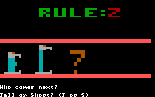 Moptown Parade IBM PC/Compatibles Screenshot: Who comes next?