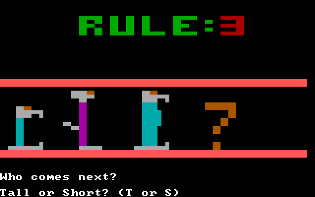 Moptown Parade IBM PC/Compatibles Screenshot: So who comes next?