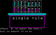 Moptown Parade for IBM PC/Compatibles - Can you guess the rule?