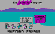 Moptown Parade for IBM PC/Compatibles - Main title screen.