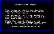 Moptown Parade for IBM PC/Compatibles - What's the same instructions.