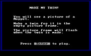 Moptown Parade for IBM PC/Compatibles - Instructions for Make My Twin.