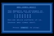 Moptown Parade for Atari 8-bit - Who Comes Next? instructions.