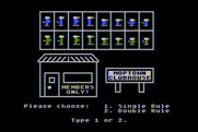 Moptown Parade for Atari 8-bit - Choose a single or double rule.