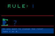 Moptown Parade for Atari 8-bit - Starting out; do you want to change the rule?