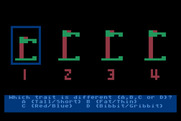 Moptown Parade for Atari 8-bit - This character is different, can you tell why?