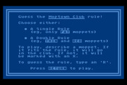 Moptown Parade for Atari 8-bit - Clubhouse instructions.