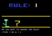 Moptown Parade for Apple II - First, would you like to change the rule?
