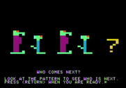 Moptown Parade for Apple II - Time to play Who Comes Next?