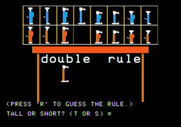 Moptown Parade for Apple II - Trying to guess a rule.