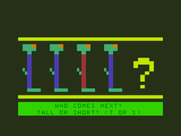 Moptown Parade for TRS-80 Color Computer - Select traits to complete the pattern.