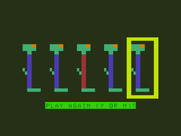 Moptown Parade for TRS-80 Color Computer - A correct response! Play again?