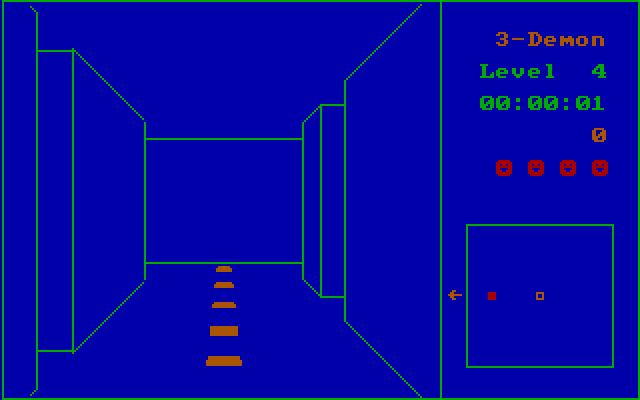 3-Demon IBM PC/Compatibles Screenshot: Starting a new game