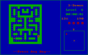 3-Demon for IBM PC/Compatibles - The map rotates depending on which way you're facing.