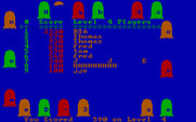 3-Demon for IBM PC/Compatibles - The high score table