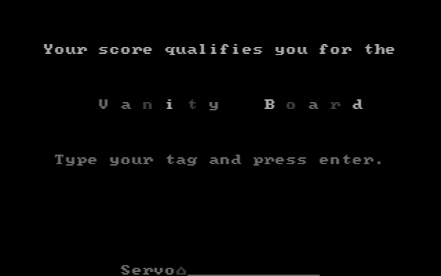 3-Demon IBM PC/Compatibles Screenshot: Game over.