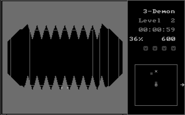 3-Demon IBM PC/Compatibles Screenshot: I've been caught...