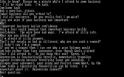 Racter for IBM PC/Compatibles - Having a conversation.