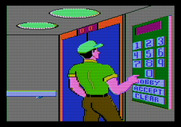 Soko-Ban for Apple II - In the elevator; choose a floor to attempt that level.