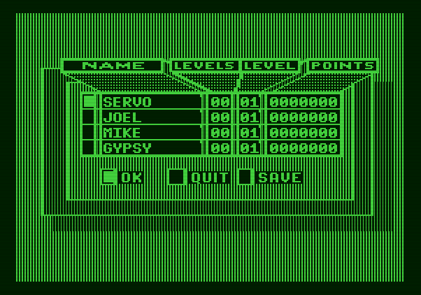 Soko-Ban Apple II Screenshot: If all the settings look ok, we can begin the game!